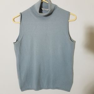 Prada Cashmere Sleeveless Turtleneck - Size 44